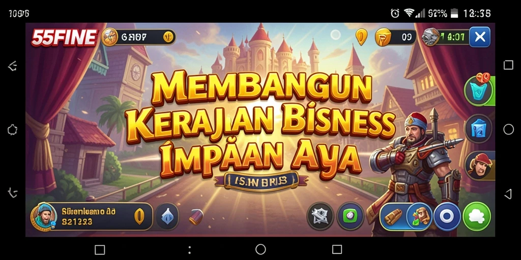 Tampilan gameplay menarik 55FIVE yang menampilkan aksi manajerial.