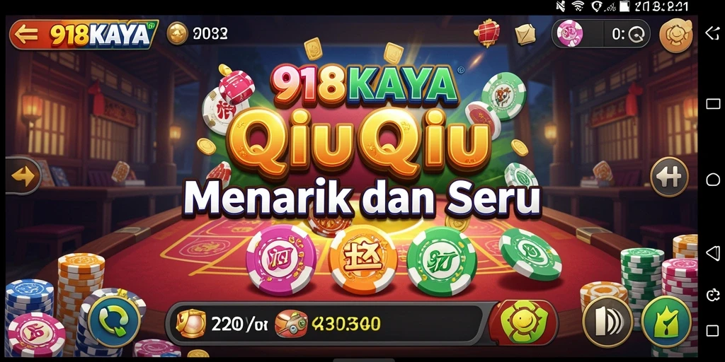 Tampilan gameplay QiuQiu yang menarik di 918KAYA.