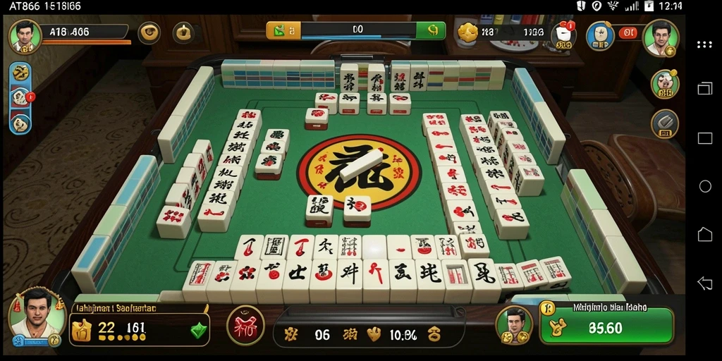 Gameplay menantang Mahjong dengan grafis menarik.