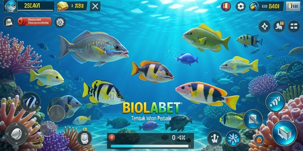 Tampilan gameplay penuh aksi dari BIOLABET yang mengasyikkan.