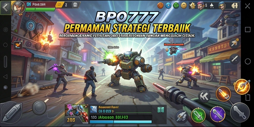 Tampilan gameplay BPO777 yang penuh strategi dan aksi.