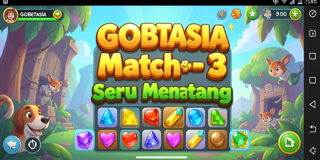 Gameplay GOBETASIA yang seru dan penuh warna.