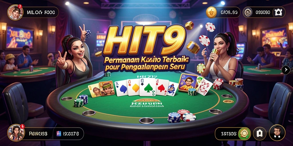 Screenshot gameplay HIT9 menampilkan suasana Kasino yang menarik.