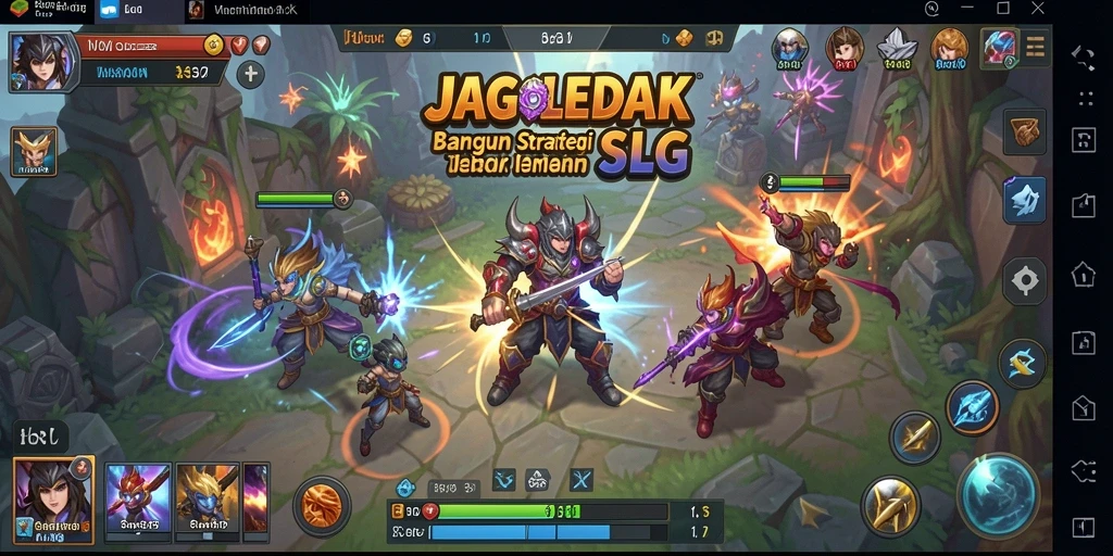 Screenshot gameplay JAGOLEDAK menampilkan aksi seru dan strategi mendalam.