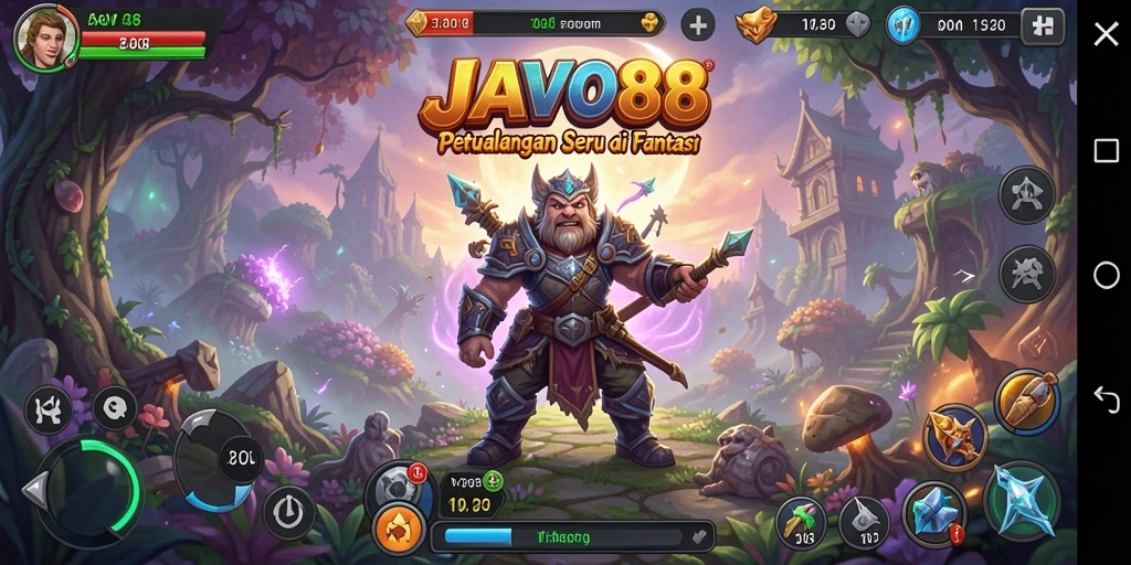 Tangkapan layar dari gameplay <strong>JAVO88</strong> yang menampilkan aksi petualangan seru.