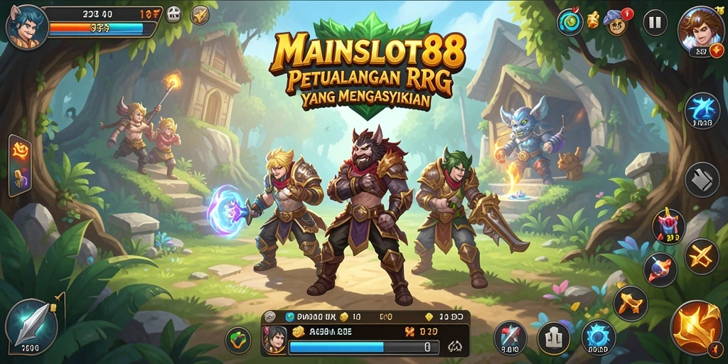 Tampilan menarik permainan RPG MAINSLOT88 dengan pertarungan seru.