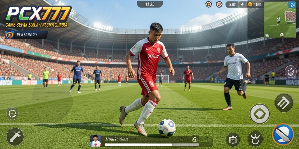 Tampilan gameplay seru dan menegangkan di PCX777.