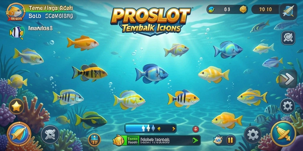 Gameplay seru PROSLOT saat menembak ikan dengan teman.