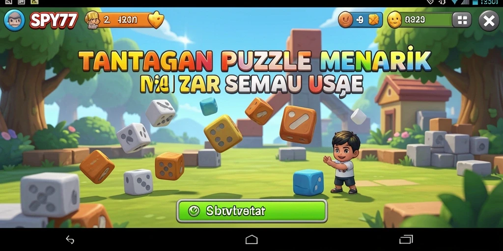 Tampilan seru dari gameplay SPY77 yang menantang.