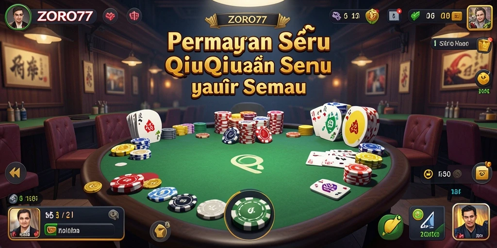 Screenshot gameplay QiuQiu yang seru di ZORO77.